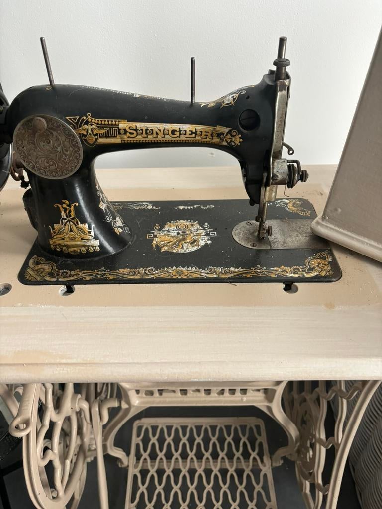 Machine a coudre antique Singer, Enlèvement