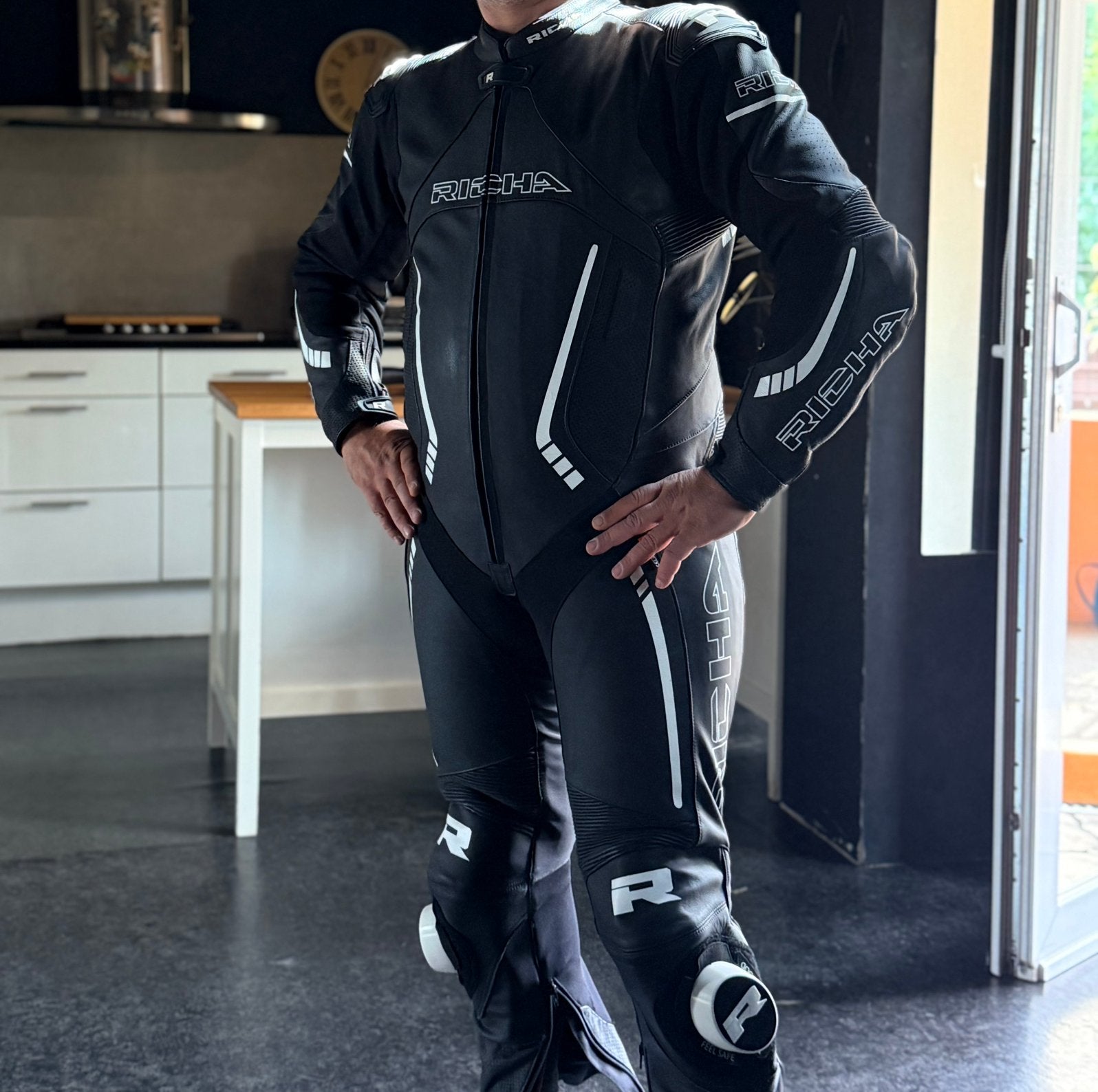 Combinaison Cuir Moto Richa Barracuda – Taille 56 EU, Enlèvement, Neuf, sans ticket, Hommes, Combinaison