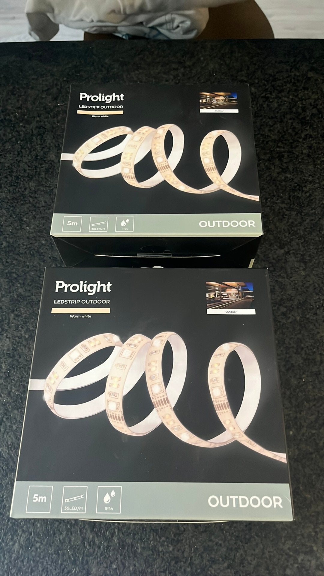 Lot de 2 rubans LED Prolight Outdoor 5 m – Neufs, Enlèvement, Neuf