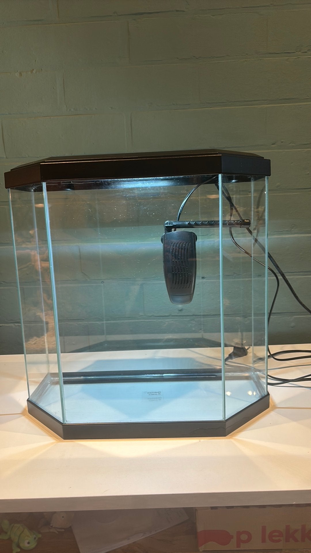 Aquarium B38xH37xD20cm, Dieren en Toebehoren, Vissen | Aquaria en Toebehoren, Ophalen, Pomp, Gebruikt, Overige typen