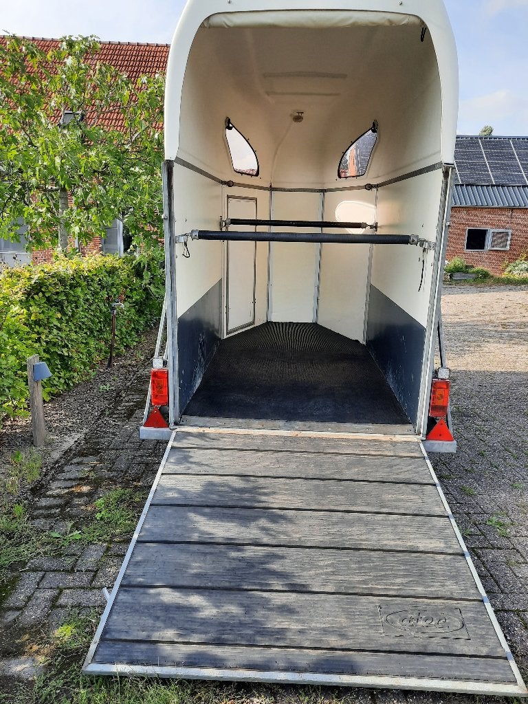 1.5 paardentrailer Atec, Animaux & Accessoires, Chevaux & Poneys | Semi-remorques & Remorques, Enlèvement, Utilisé, Bois, Remorque 1½ cheval