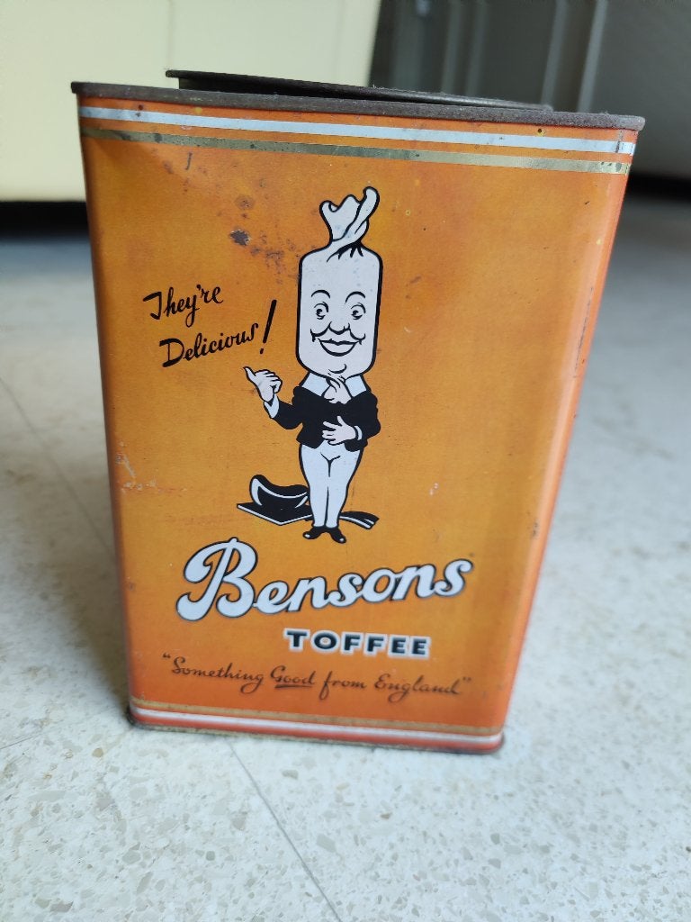 vintage blik van Benson, Ophalen, Gebruikt, Overige, Overige merken