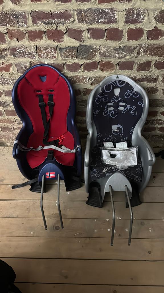 2* fietsstoeltjes Hamax, Ophalen, Zo goed als nieuw