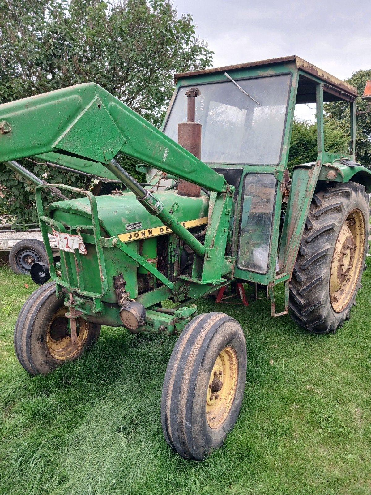 Tracteur John Deere 1120, Enlèvement, John Deere