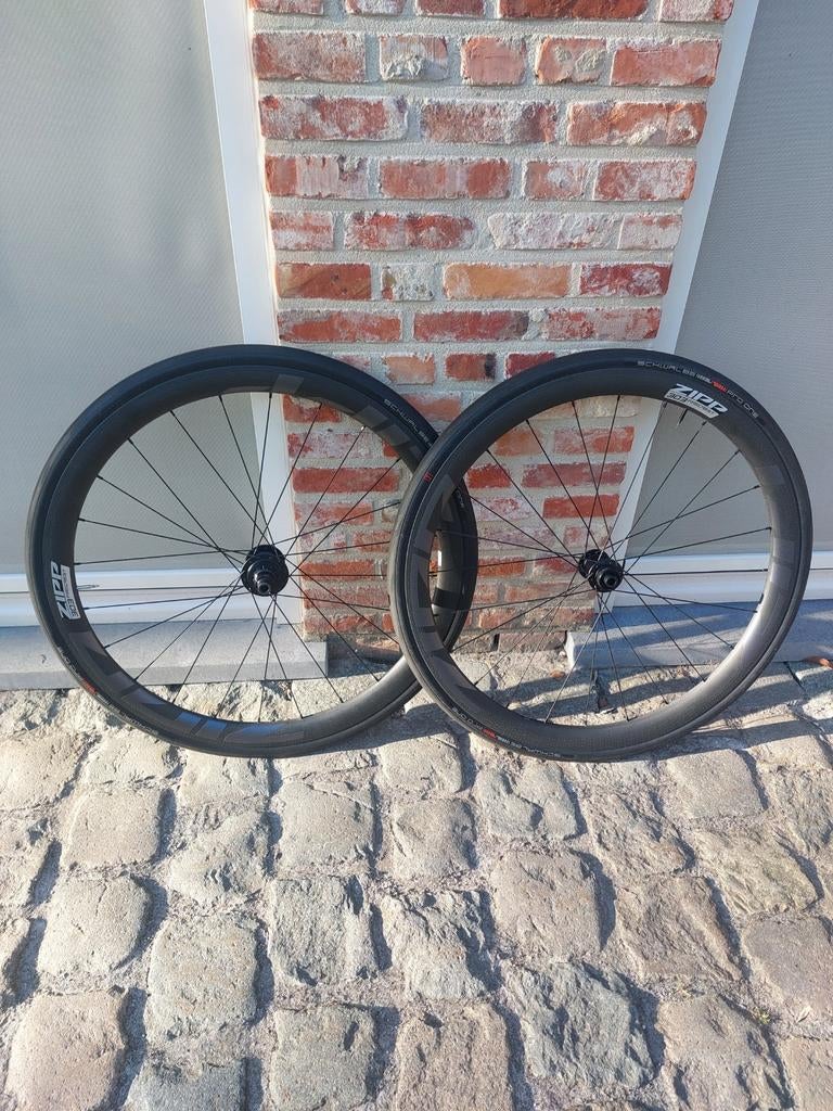 Topwielset te koop: Zipp 303 Firecrest, Vélos & Vélomoteurs, Enlèvement, Comme neuf, Zipp, Carbone