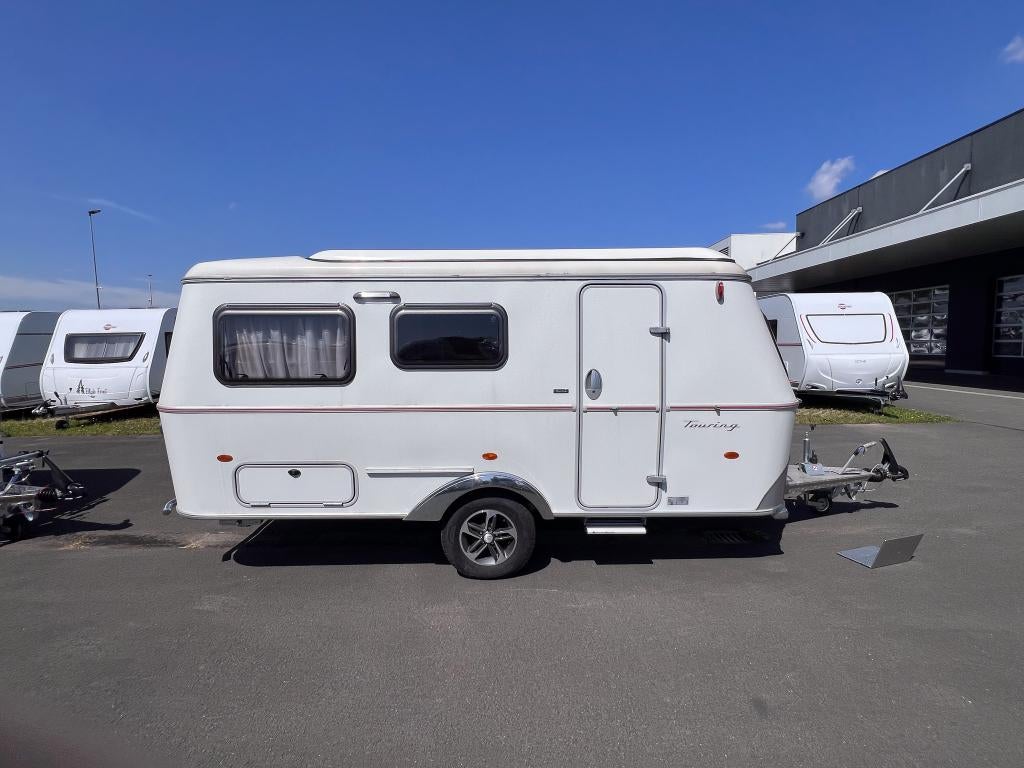 Eriba Hymer Touring 560 praktische gezinsindeling&stapelbed, Caravans en Kamperen, Caravans, Dwarsbed, Standaardzit, Bedrijf, 750 - 1000 kg