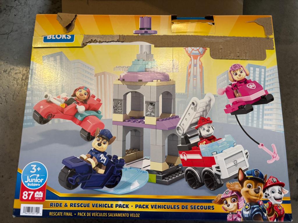 Mega bloks Paw Patrol Ride and Rescue pack, Kinderen en Baby's, Ophalen, Zo goed als nieuw, Compleet