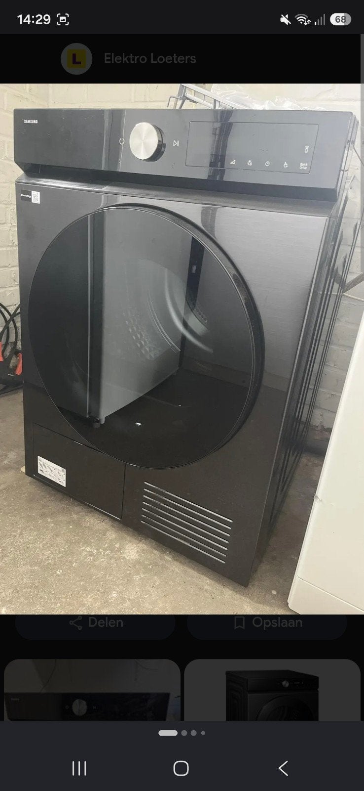 droogkast samsung, Elektronische apparatuur, Ophalen of Verzenden, Zo goed als nieuw