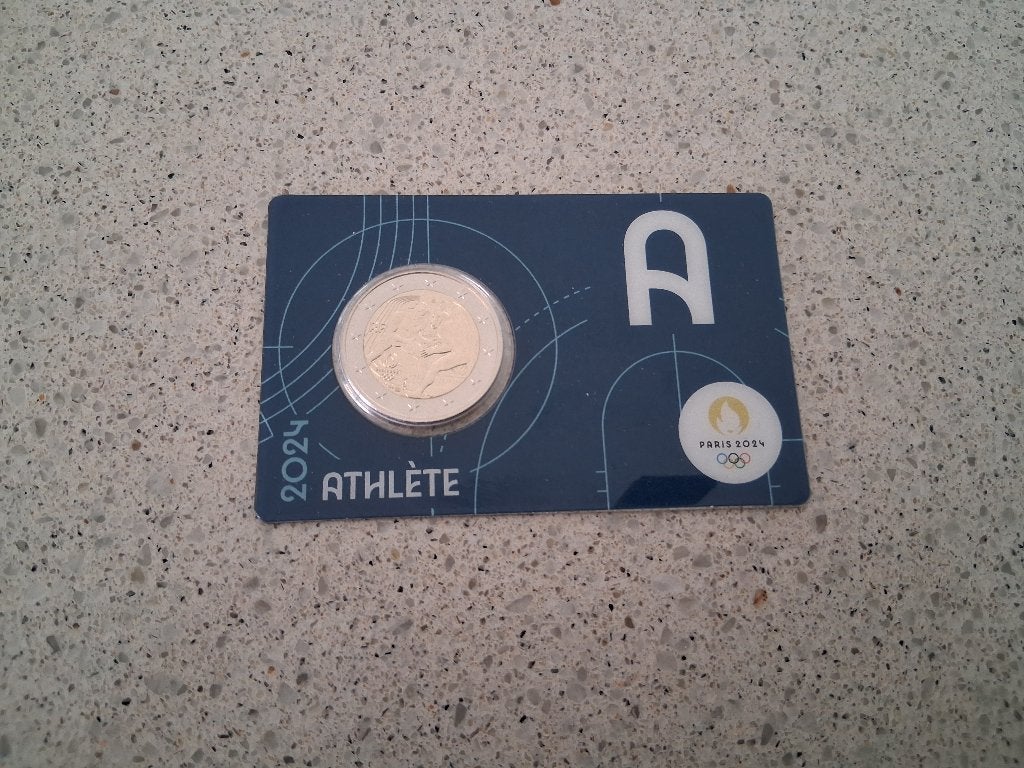 2 euro Frankrijk 2024 Olympische spelen Coincard, Timbres & Monnaies, Monnaies | Europe | Monnaies euro, Enlèvement ou Envoi, France