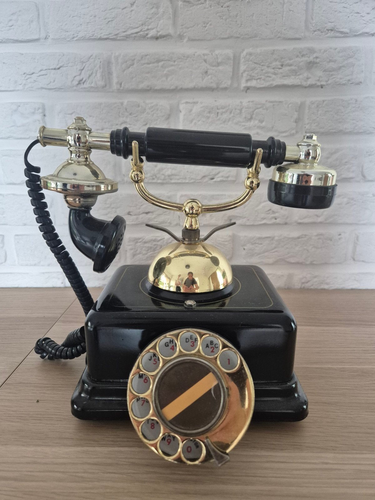 vast telefoontoestel retrostijl, Telecommunicatie, Vaste telefoons | Niet Draadloos, Ophalen, Gebruikt