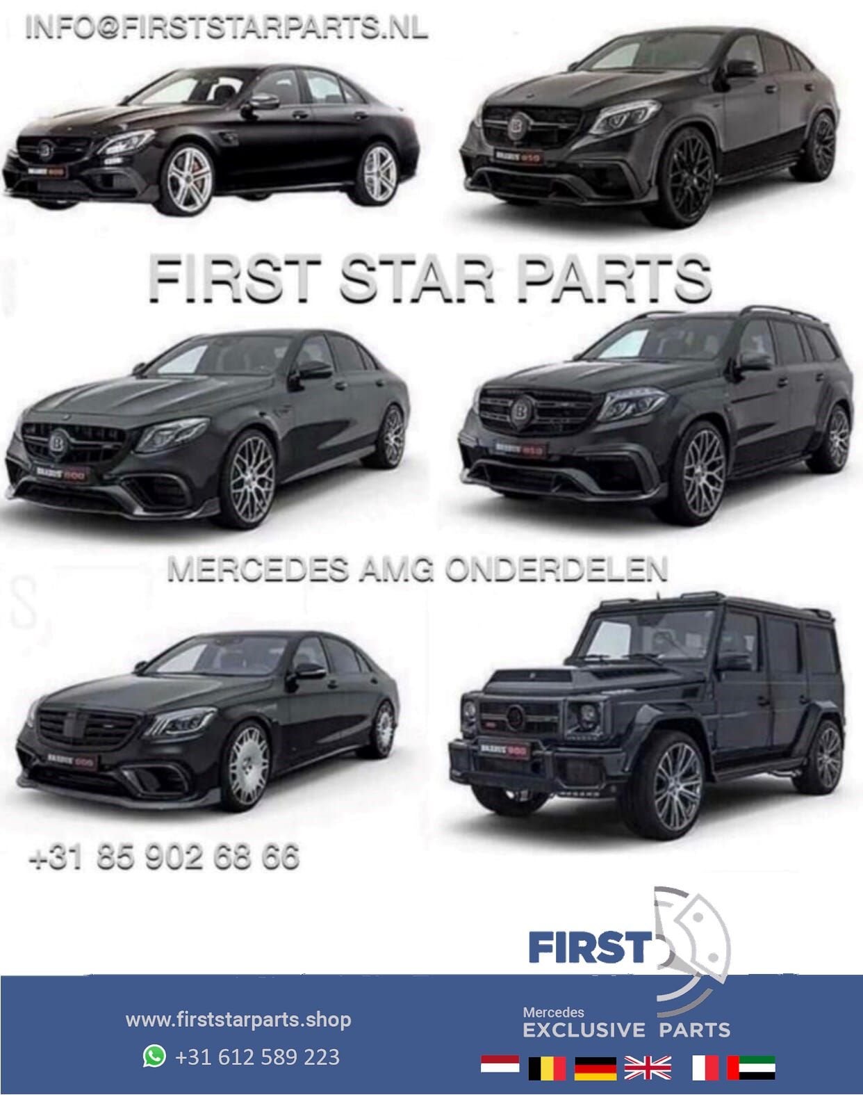 W177 ACHTERKLEP ZWART COMPLEET origineel Mercedes A Klasse 2, Arrière, Haillon arrière, Utilisé, -