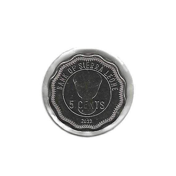 Sierra Leone, 5 Cents 2022., Postzegels en Munten, Munten | Afrika, Ophalen of Verzenden, Overige landen, Losse munt