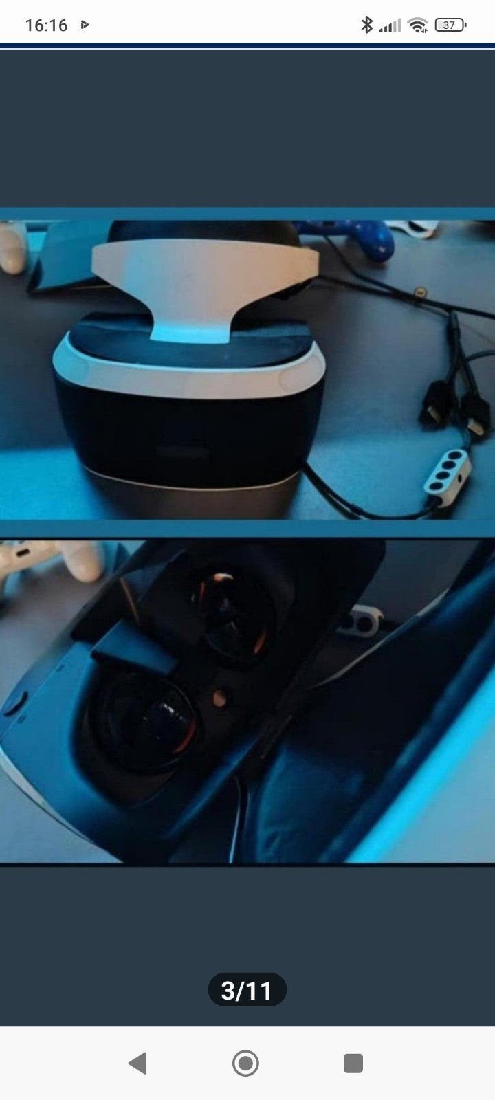 Ps4 pro with psvr and 4 conrollers and monitor and 3 games., Ophalen