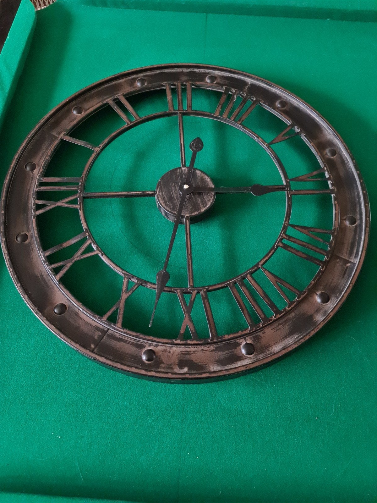 Grande horloge 50 cm métallique