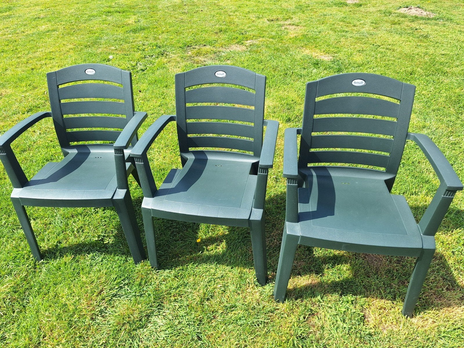 Chaises de jardin vertes, Jardin & Terrasse, Enlèvement