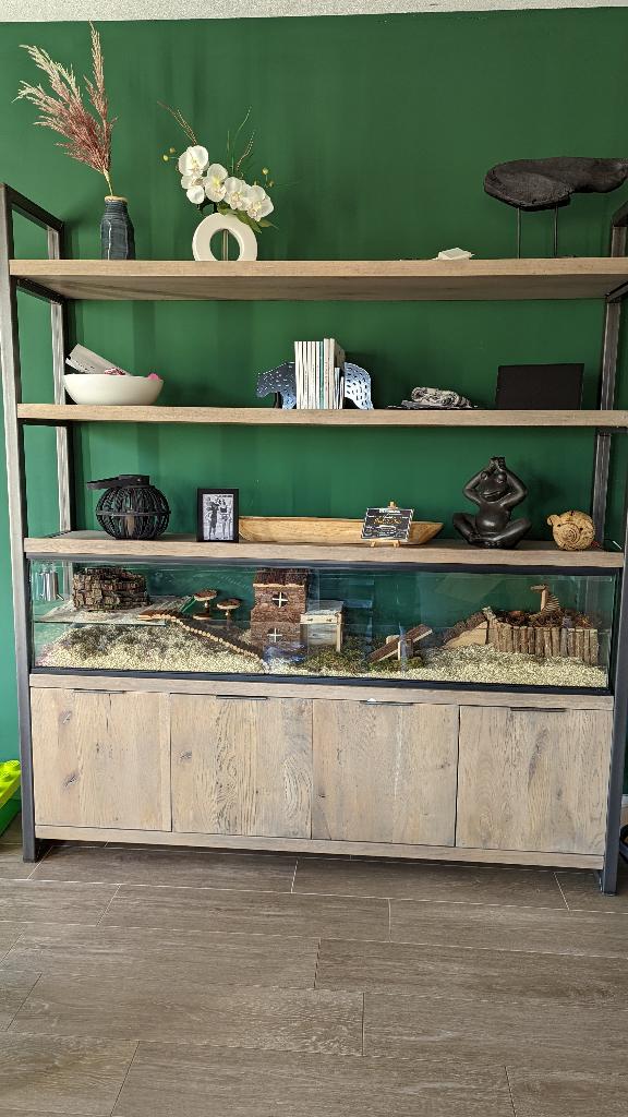 Maatwerk knaagdier terrarium met schuifruiten, Minder dan 60 cm, 110 cm of meer, Nieuw, Ophalen of Verzenden