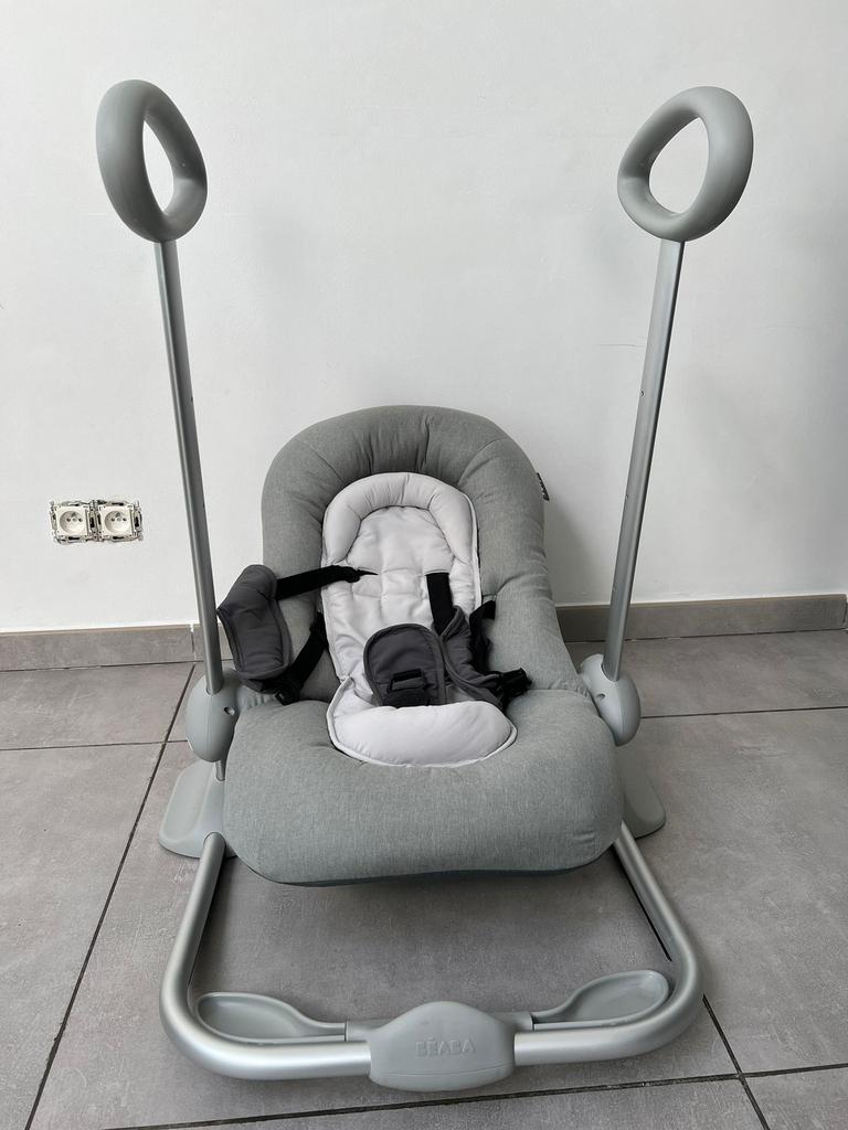 Transat Up & Down III Heather Grey, Kinderen en Baby's, Verstelbaar, Schommelstoel, Zo goed als nieuw, Ophalen