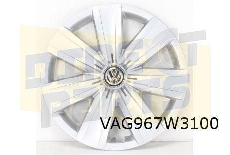 Volkswagen T-cross/T-roc wieldeksel 16" (YTI chroom / zwart, Neuf, -, -, -