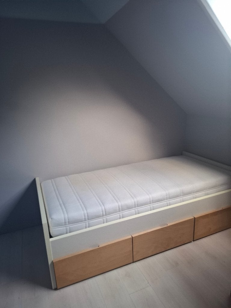 lit à 3 tiroirs, 90 cm, Une personne, Enlèvement, Utilisé