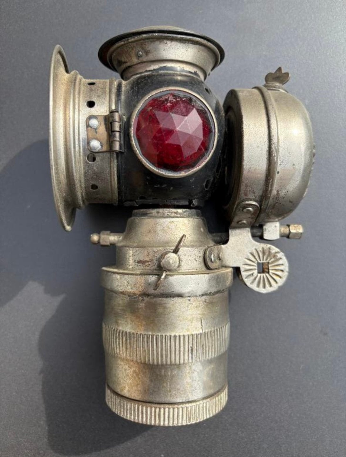 Te Koop : zeer oude carbuurlamp, Antiek en Kunst, Antiek | Gereedschap en Instrumenten, Ophalen