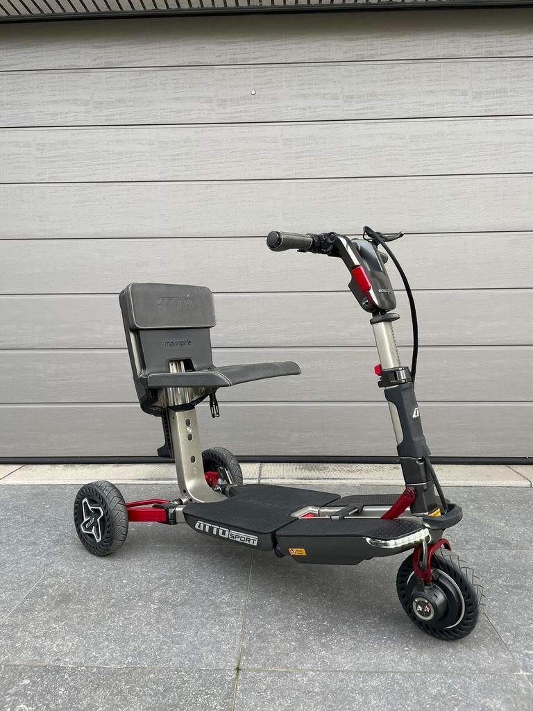 Scootmobiel Atto Sport opvouwbare elektrische scooter nieuw, Ophalen of Verzenden, Inklapbaar, Zo goed als nieuw, Elektrische rolstoel