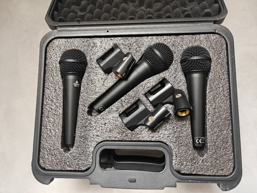 Set van 3 microfoons, Musique & Instruments, Microphones, Enlèvement, Comme neuf, Micro chant