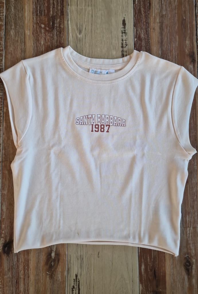 T-shirt court Primark S neuf, Primark, Beige, Nieuw, Ophalen of Verzenden