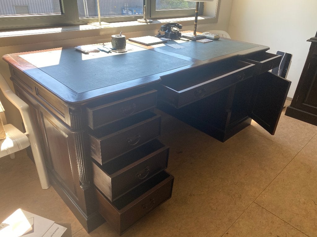Antieke kast en bureau, Antiek en Kunst, Ophalen