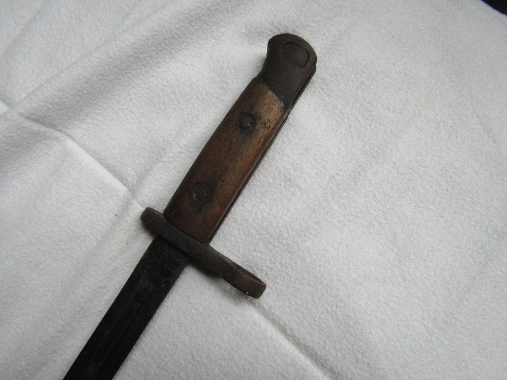 Ancienne "BAÏONNETTE BELGE" modèle 1907, Collections, Enlèvement ou Envoi, Armée de terre, Couteau ou Poignard