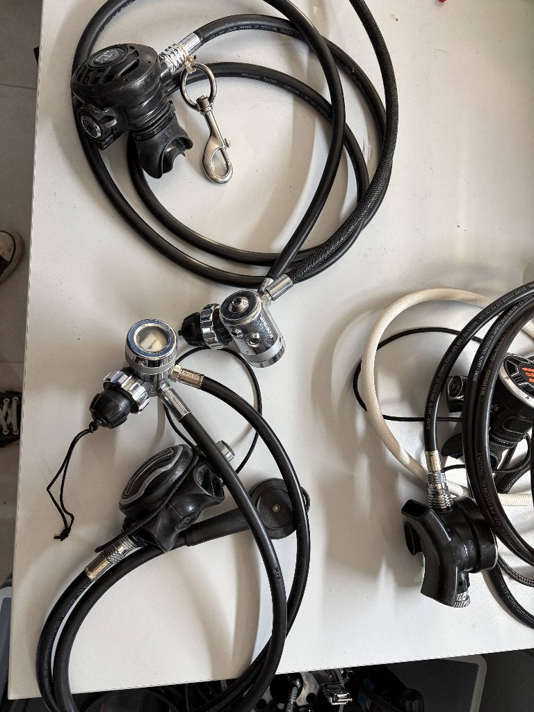 Apeks automatenset - twinset, Watersport en Boten, Ophalen of Verzenden, Gebruikt