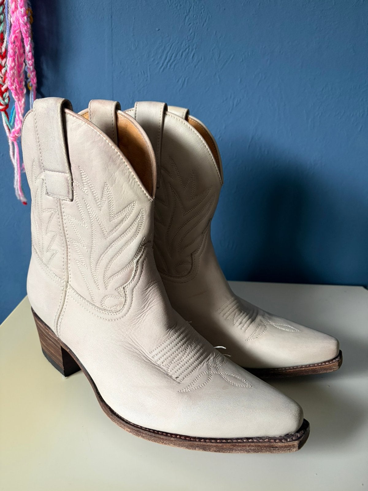 Sendra cowboy boots maat 38, Kleding | Dames, Wit, Lage of Enkellaarzen, Ophalen of Verzenden, Gedragen