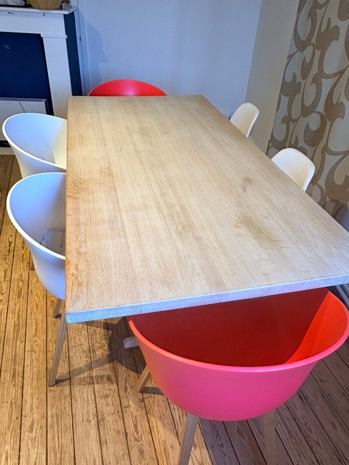 Dining table with 6chairs, Huis en Inrichting, Tafels | Eettafels, Ophalen, Zo goed als nieuw