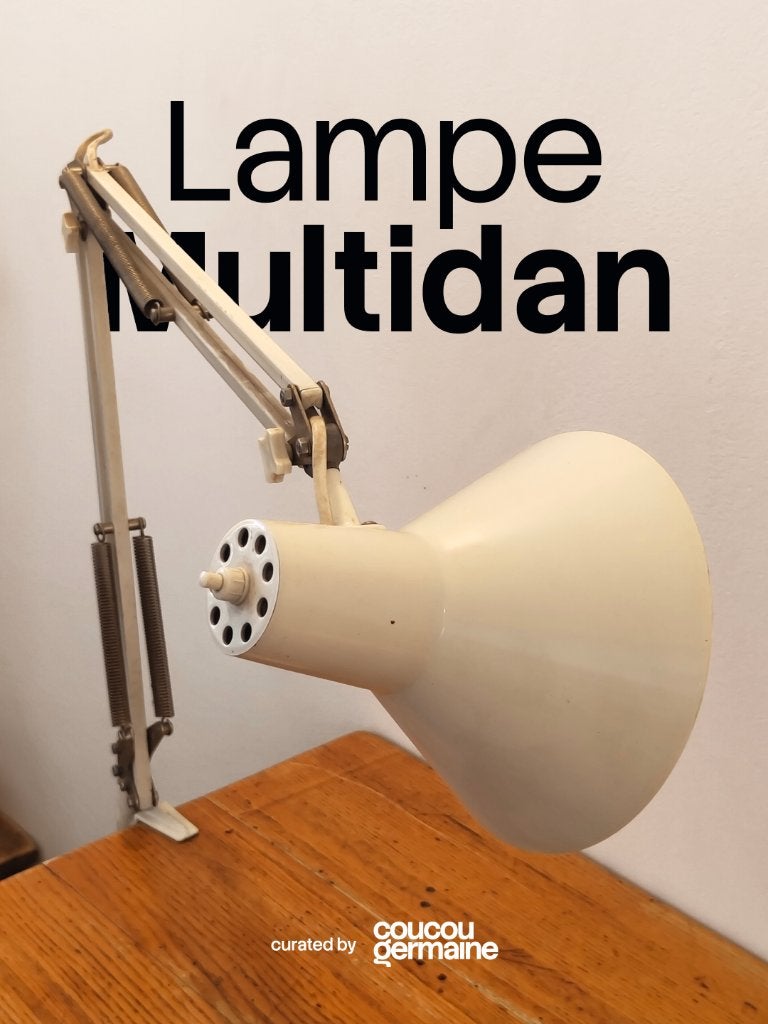 Lampe architecte Multidan, Danemark (années 1980), 75 cm ou plus, Enlèvement ou Envoi, Utilisé, Industriel