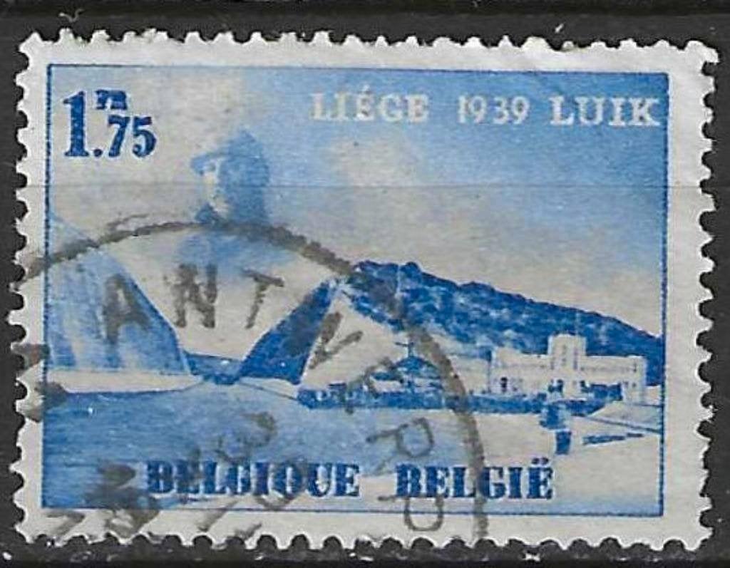 Belgique 1938 - Yvert/OBP 487 - King Albert (ST), Envoi, Affranchi, Oblitéré, Maison royale