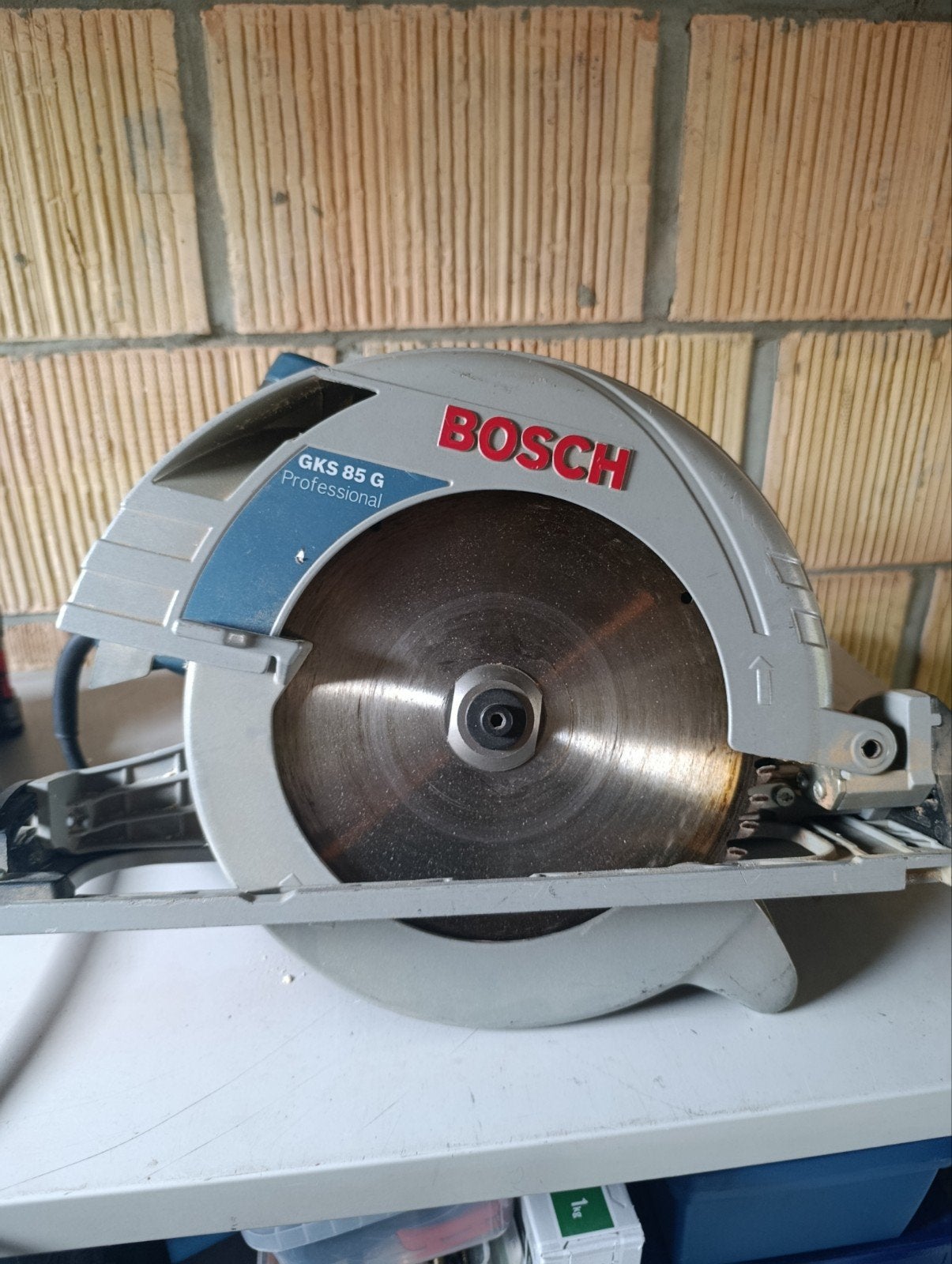 Bosch cirkelzaag, Ophalen, Cirkelzaag