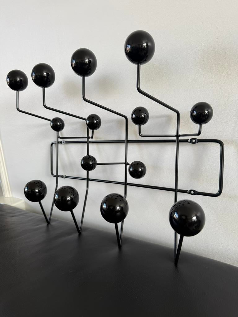 Design sputnik kapstok eames hang it all stijl zwart, Wandkapstok, Ophalen of Verzenden, Zo goed als nieuw, Minder dan 100 cm
