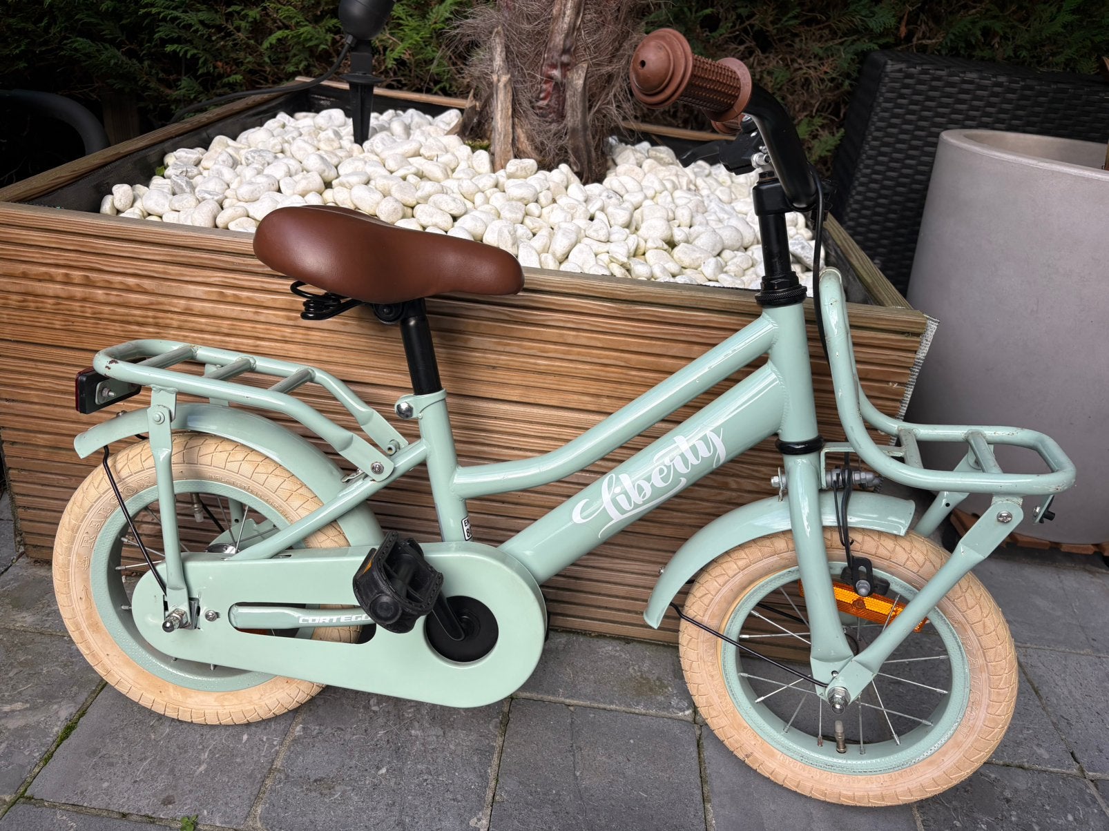 Cortego Liberty 12 inch kinderfiets, Fietsen en Brommers, Ophalen, Terugtraprem, Gebruikt, 14 inch of minder
