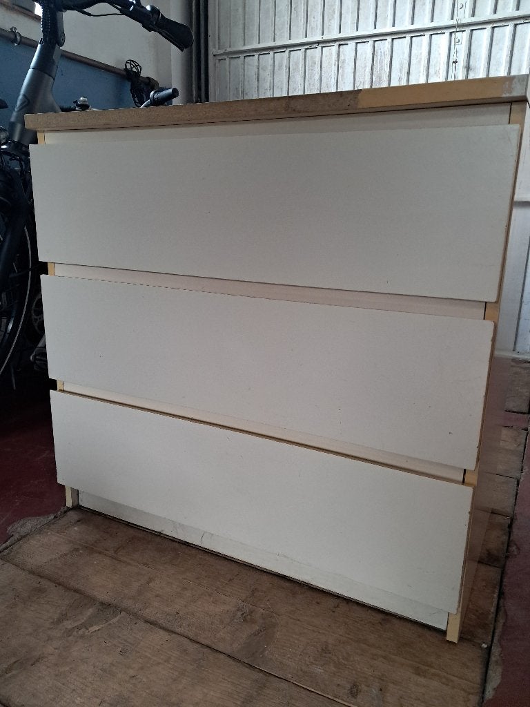 GRATIS Ladekast ikea, Huis en Inrichting, Kasten | Ladekasten, Ophalen, Gebruikt, 50 tot 100 cm, 3 of 4 laden