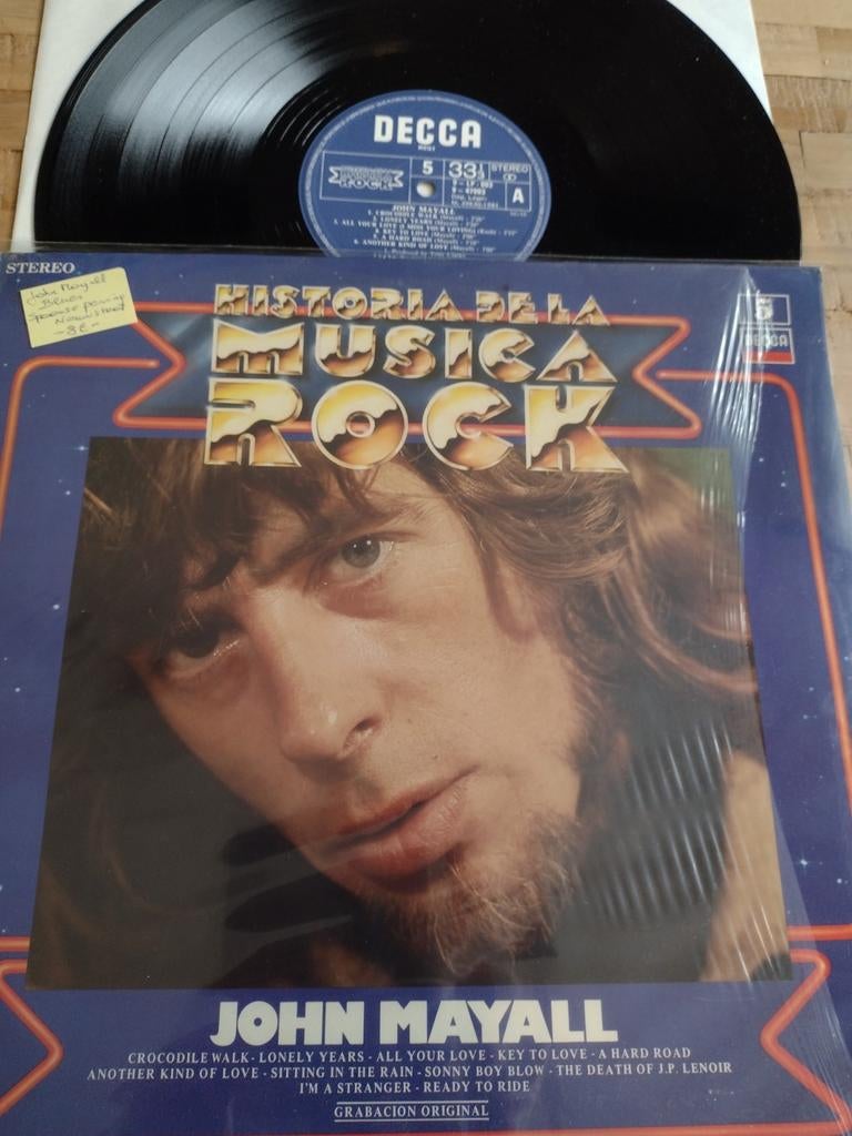 BLUES LP: JOHN MAYALL (Historia de la musica ROCK) Spanje, 12 pouces, Enlèvement ou Envoi, Comme neuf, Blues