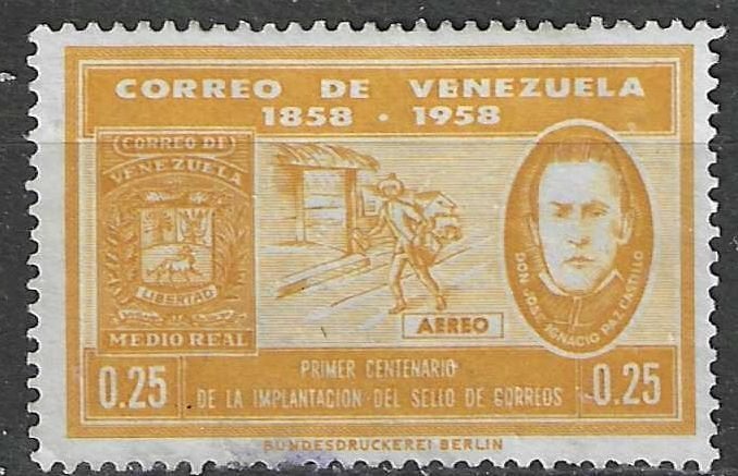 Venezuela 1959 - Yvert 594 - Jose Ignacio Paz Castillo (ST), Verzenden, Gestempeld