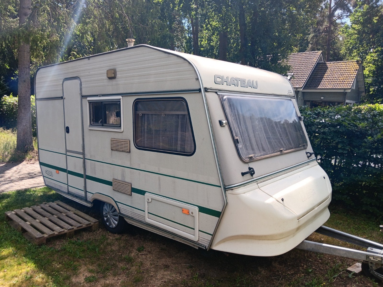 Caravan chateau 400, Treinzit, Particulier, Vast bed, Chateau