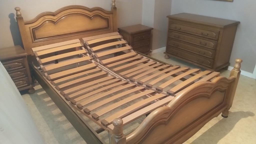 Slaapkamer massief eik, Enlèvement