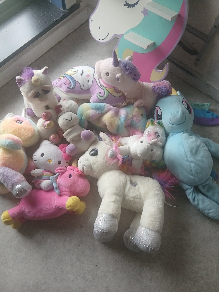 Peluche licorne, Kinderen en Baby's, Ophalen, Gebruikt, Eenhoorn