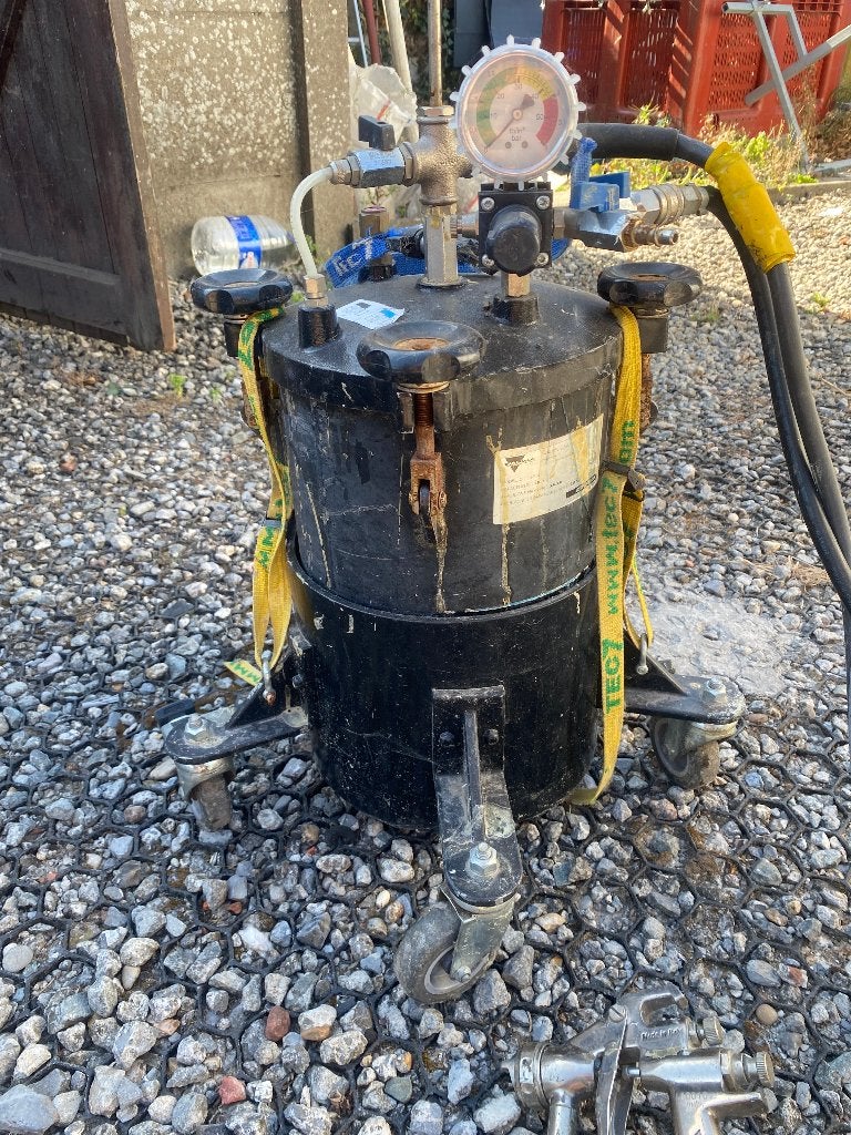 Epdm drukvat, Ophalen, Gebruikt