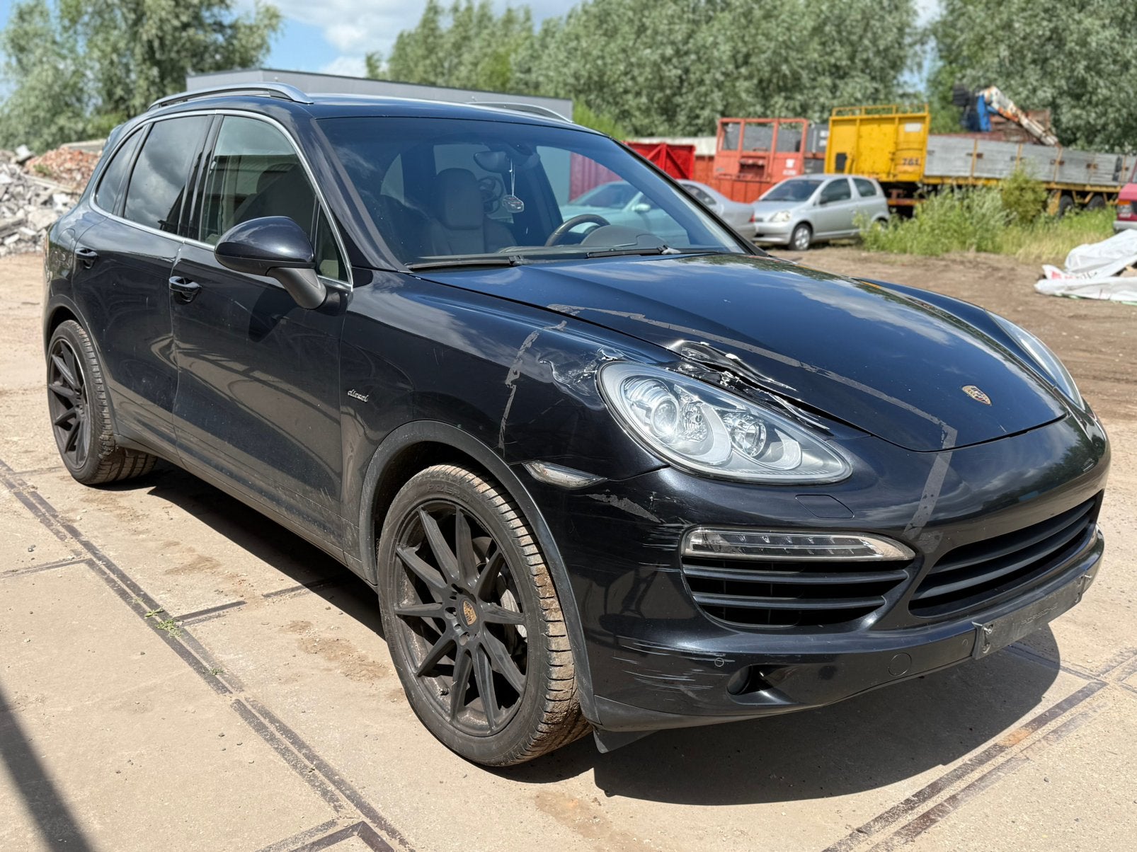 Porsche Cayenne - 2012 - 220.000 km - kleine schade fotos!, Auto's, Porsche, Automaat, Cayenne, Bedrijf, Diesel
