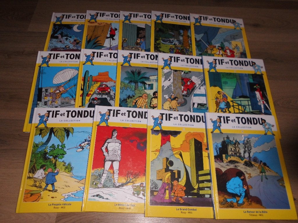 lot 14 bd tome 1 à 13 + le 25 " tif et tondu " will, Enlèvement ou Envoi