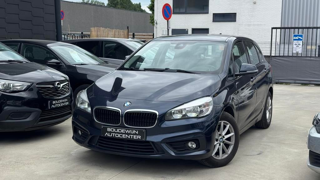 Bmw 218i Active Tourer 1.6Benzine Topstaat Garantie163.xxxkm, Auto's, BMW, Stof, USB, Blauw, 2 Reeks Active Tourer