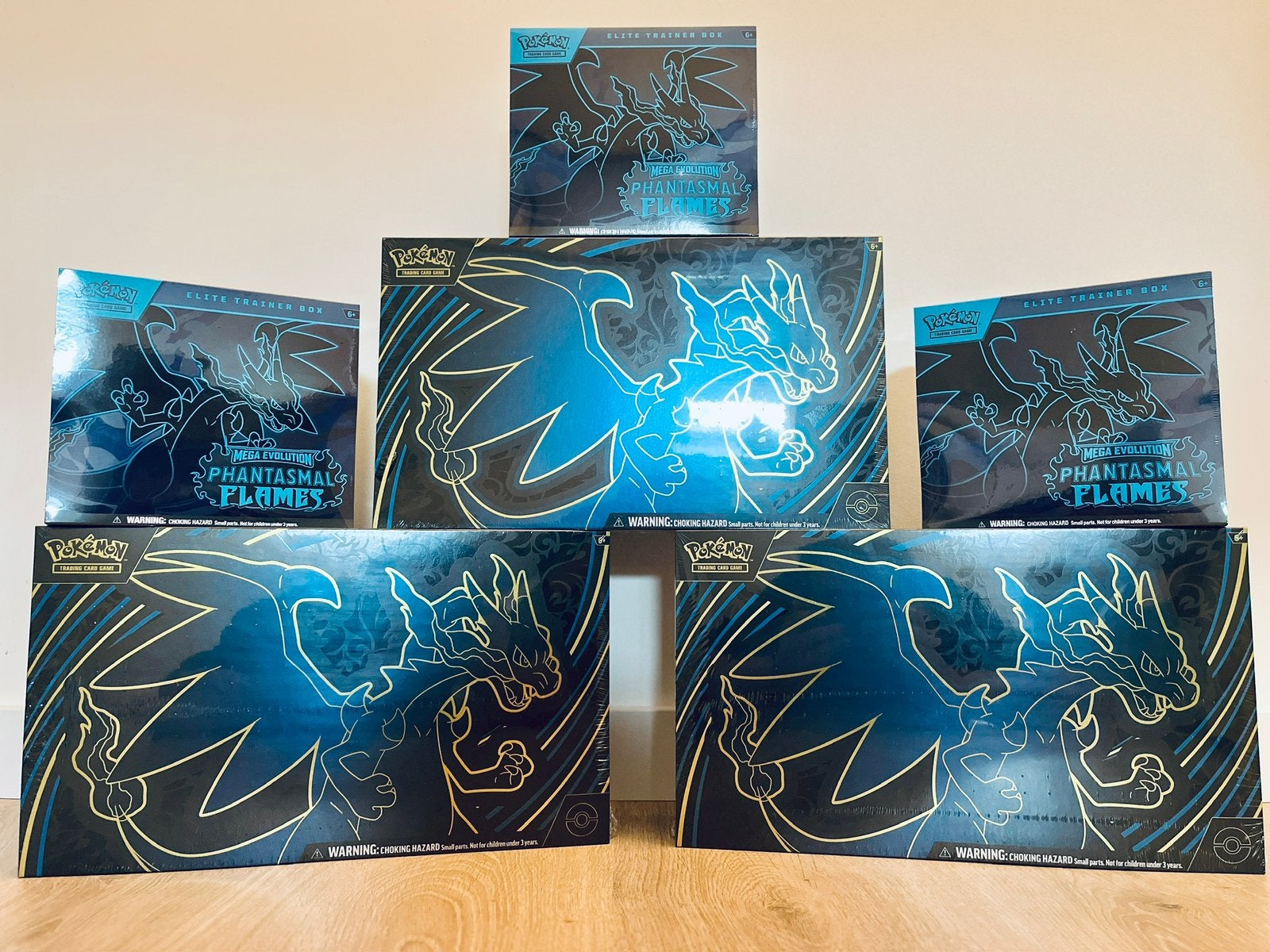 Mega Charizard X UPC & ETB Phantasmal Flames Sealed Pokémon, Ophalen of Verzenden, Nieuw, Boosterbox, Foil