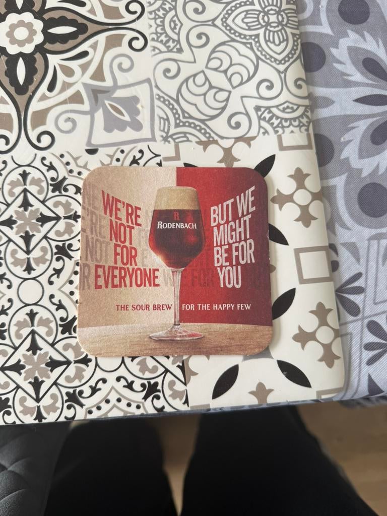Tapis à bière Rodenbach, Enlèvement ou Envoi, Neuf, Sous-bock, Autres marques