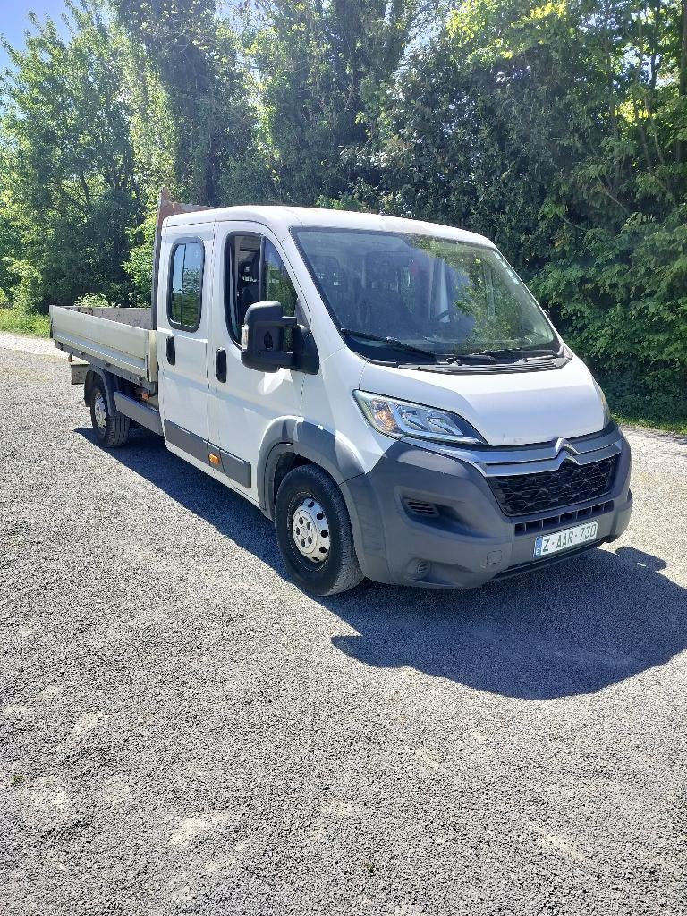 Citroën Jumper Double Cabine !!! Moteur 43.000 km !!!, Autos, 2198 cm³, Euro 5, Achat, Entreprise